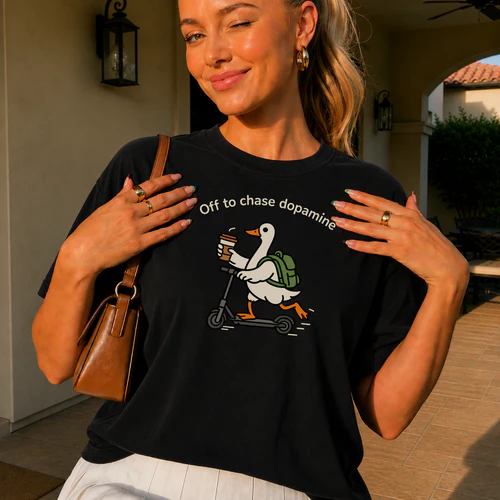 ADHD Shirt Off to Chase Dopamine, Neurodivergent Graphic