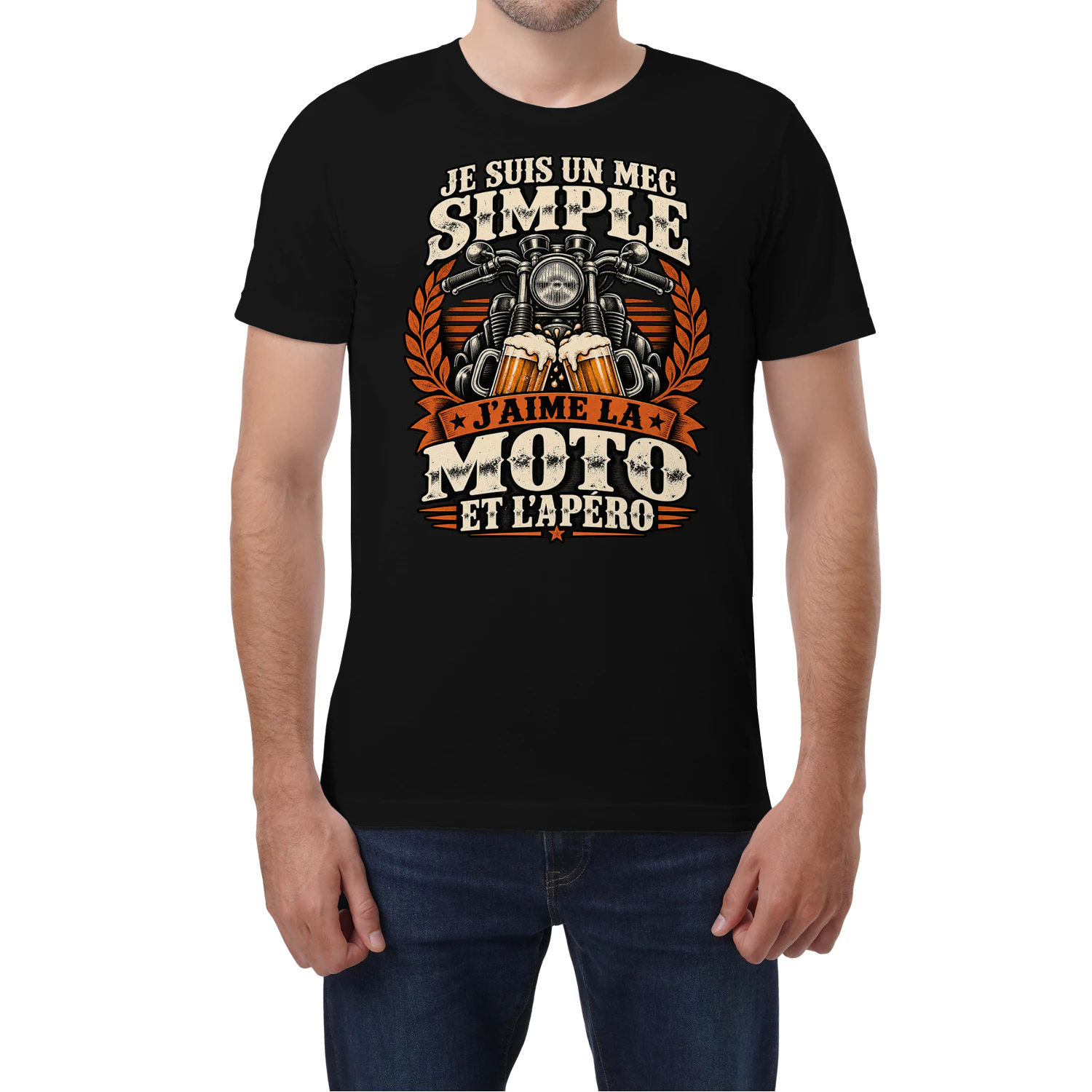 Je suis un MEC SIMPLE, j'aime la MOTO et l'APÉRO