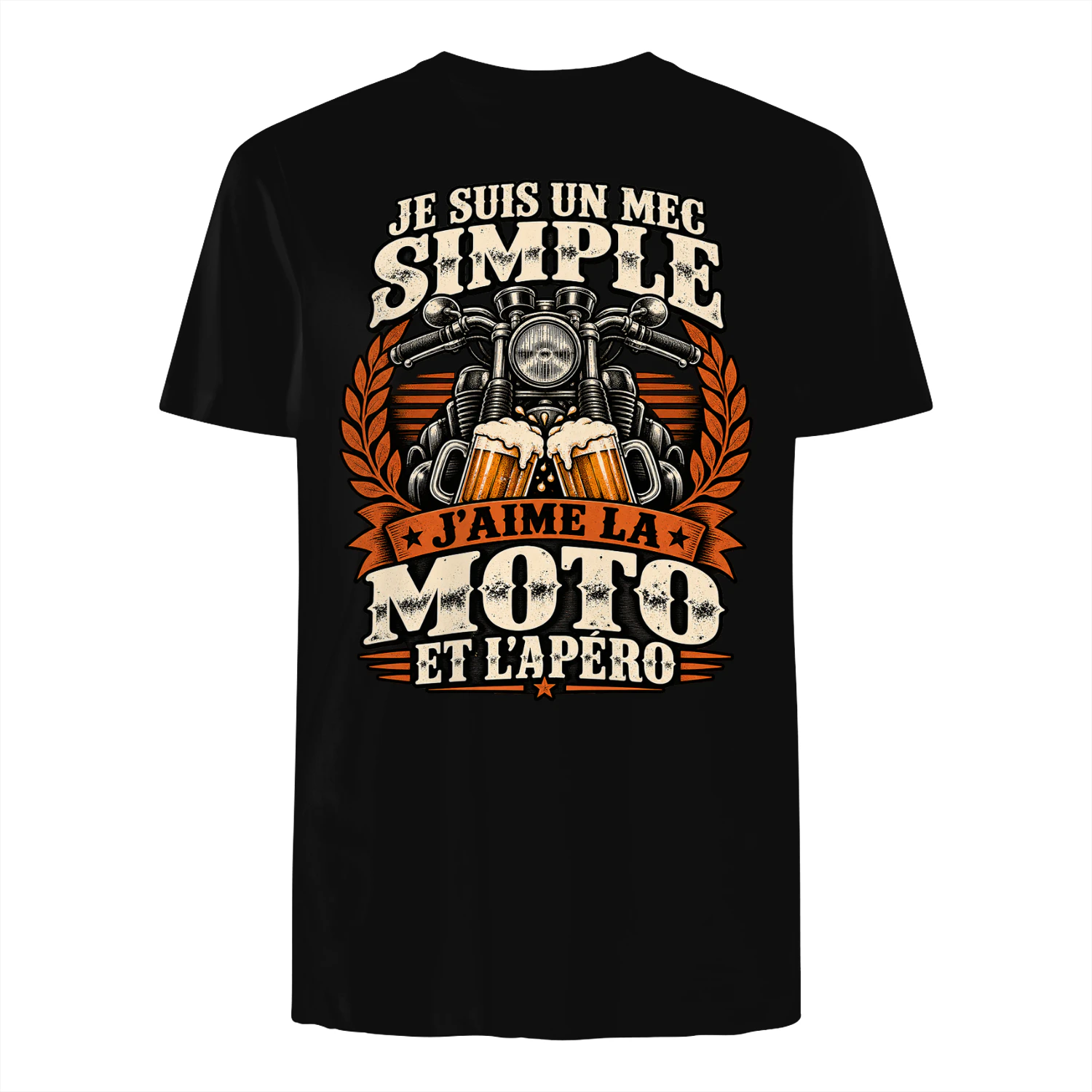 Je suis un MEC SIMPLE, j'aime la MOTO et l'APÉRO