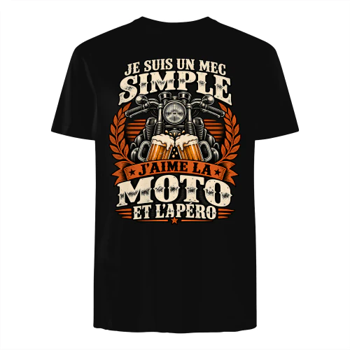 Je suis un MEC SIMPLE, j'aime la MOTO et l'APÉRO