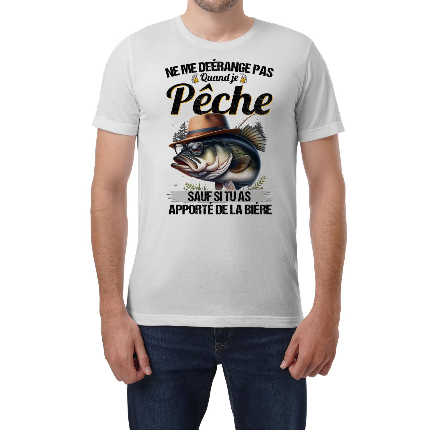  Edition Limitée - Ne me dérange pas quand Je Pêche sauf si tu as apporté de La Bière