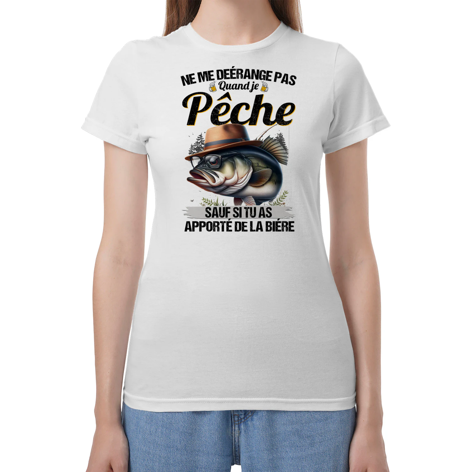  Edition Limitée - Ne me dérange pas quand Je Pêche sauf si tu as apporté de La Bière