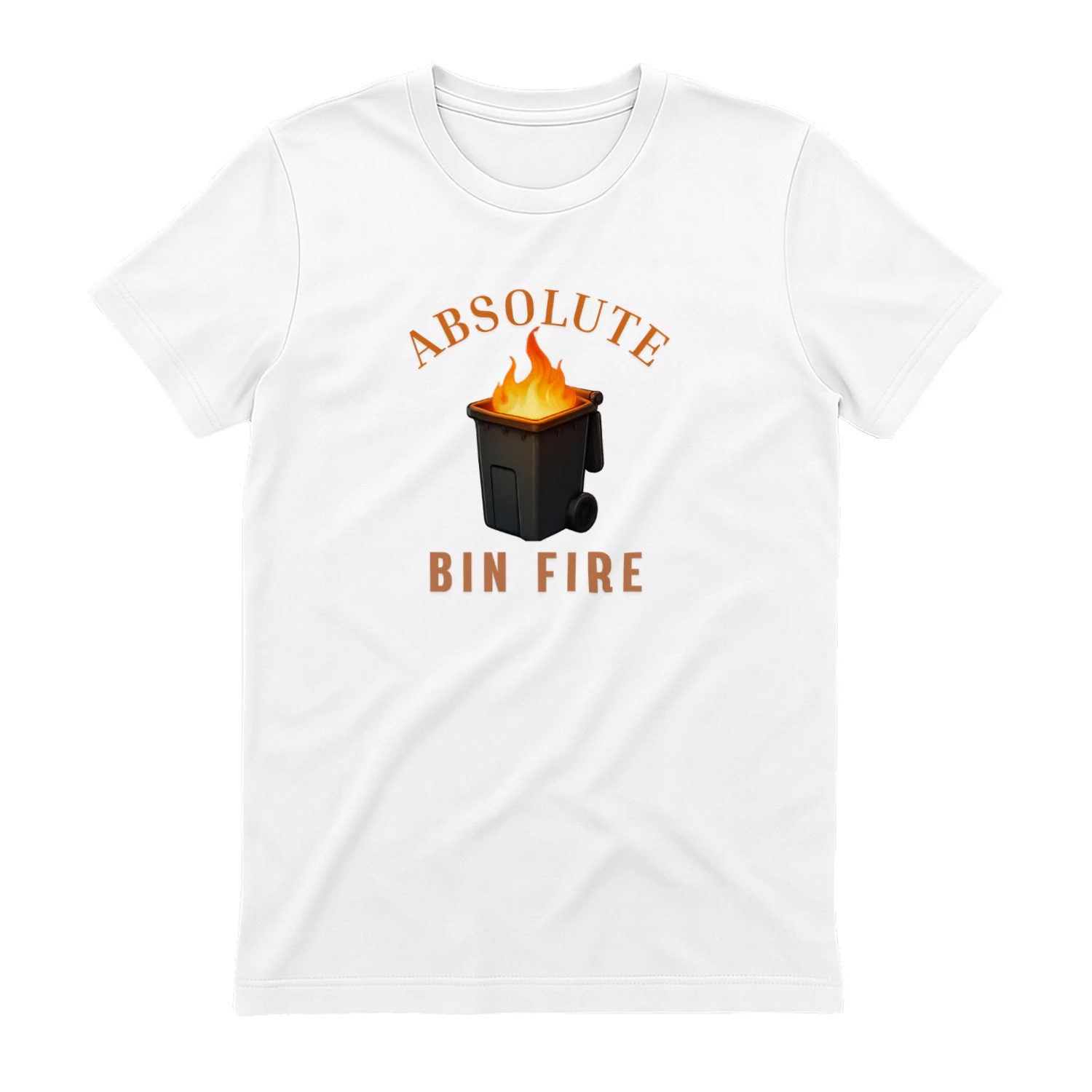 Absolute Bin Fire Shirt – Funny British Humour Vintage Graphic Tee