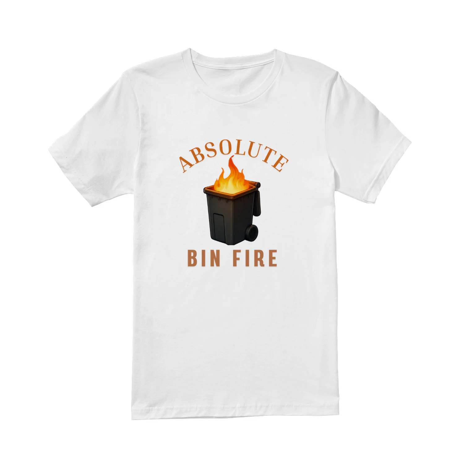 Absolute Bin Fire Shirt – Funny British Humour Vintage Graphic Tee