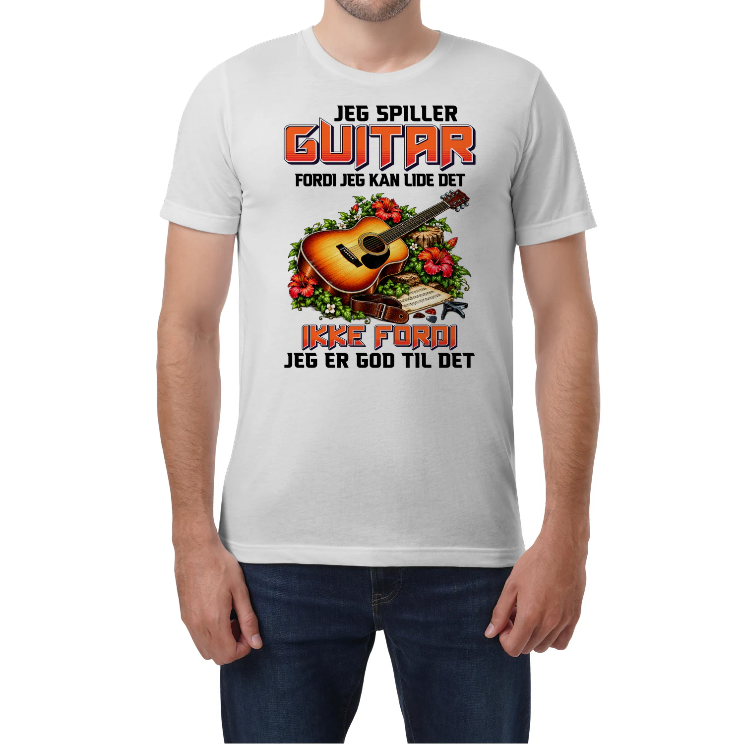 Jeg Spiller Guitar Fordi Jeg Kan Lide Det