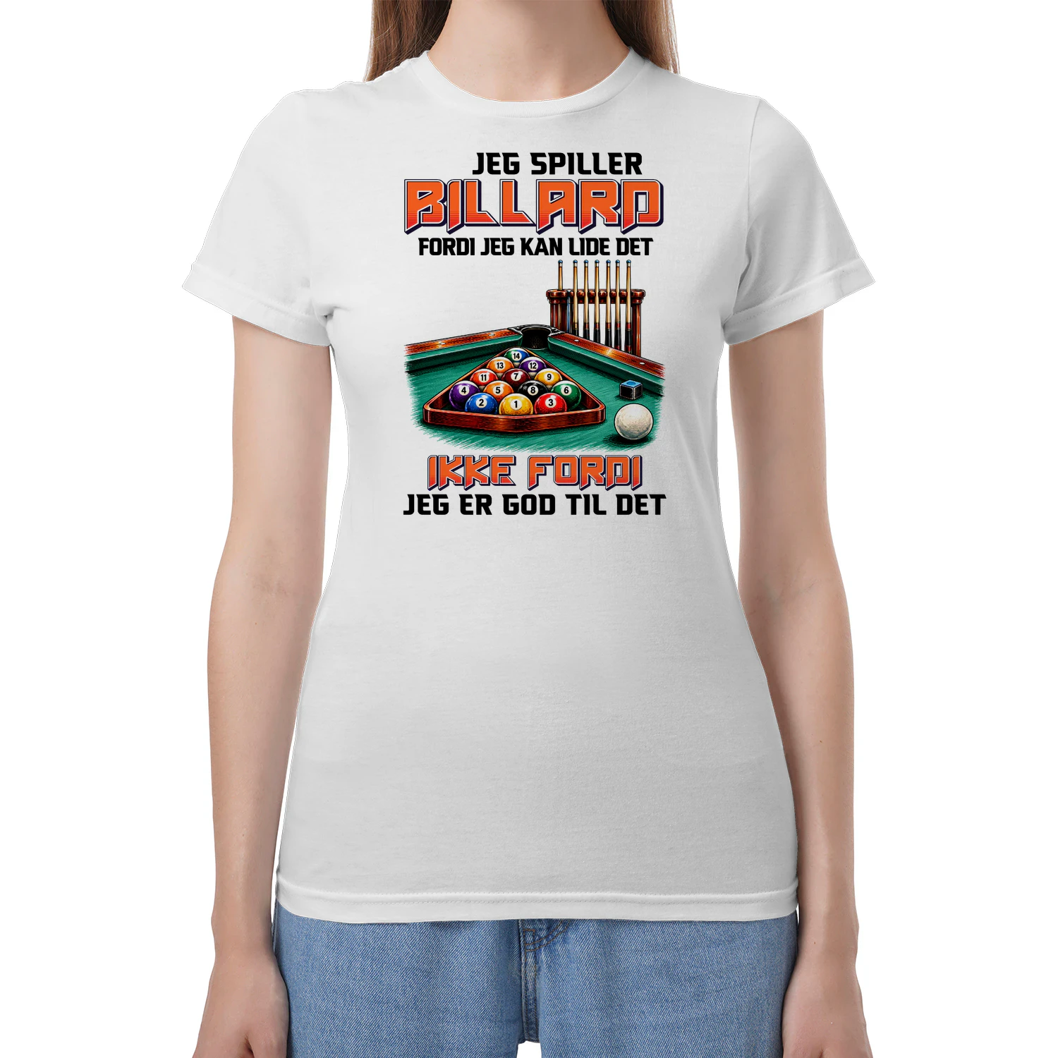 Jeg Spiller Billard Fordi Jeg Kan Lide Det