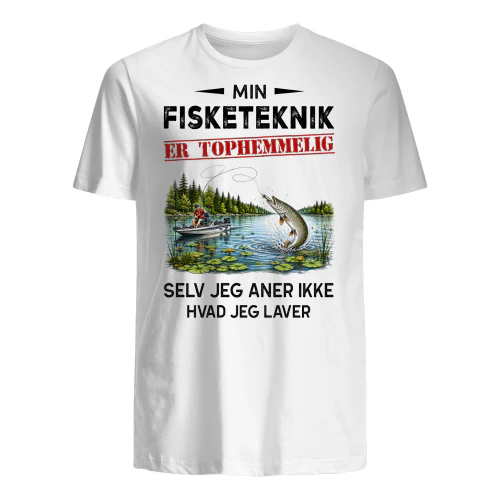 MIN FISKETEKNIK ER TOPHEMMELIG