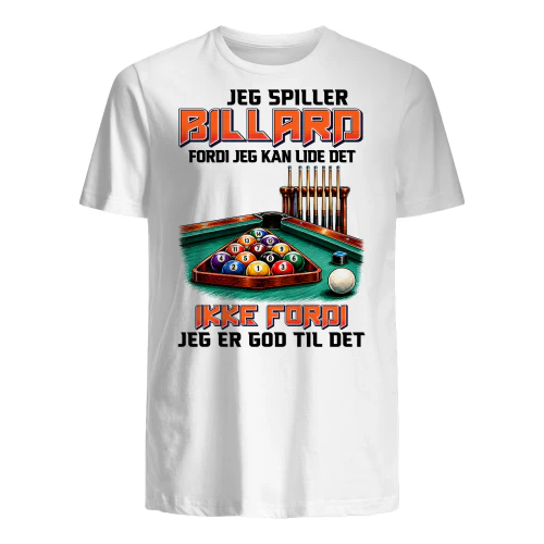 Jeg Spiller Billard Fordi Jeg Kan Lide Det