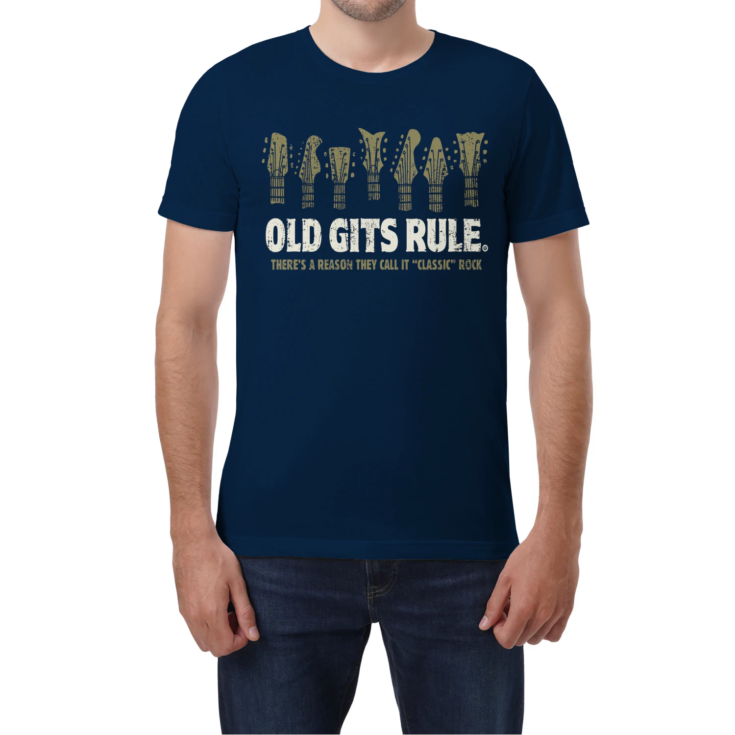 Old Gits Rule - That's why they call it Classic Rock T Shirts