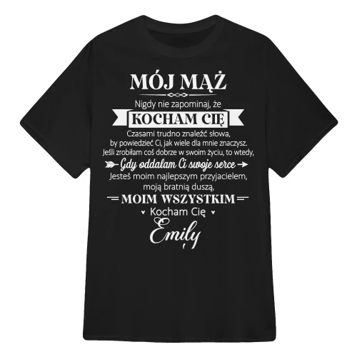 PL - MÓJ MĄŻ Nigdy nie zapominaj, że KOCHAM CIĘ
