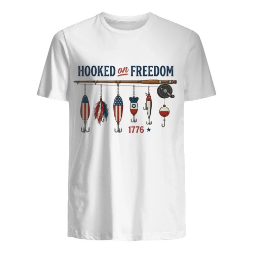 Funny Waiting On PaHooked On Freedom 1776 Patriotic Fishing American Angler T-Shirtrts Mechanic Skeleton Auto Repair Life T-Shirt Copy 2
