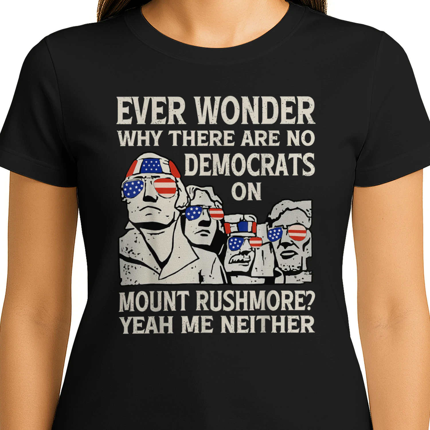 Ever Wonder Why There Are No Democrats On Funny Sarcasm T-Shirt