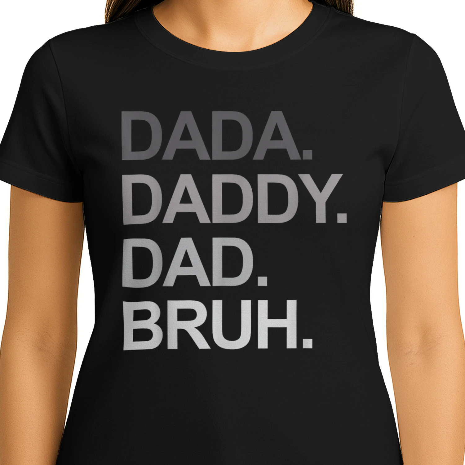 Dada Daddy Dad Bruh Funny Husband Dad Father's Day Mens T-Shirt