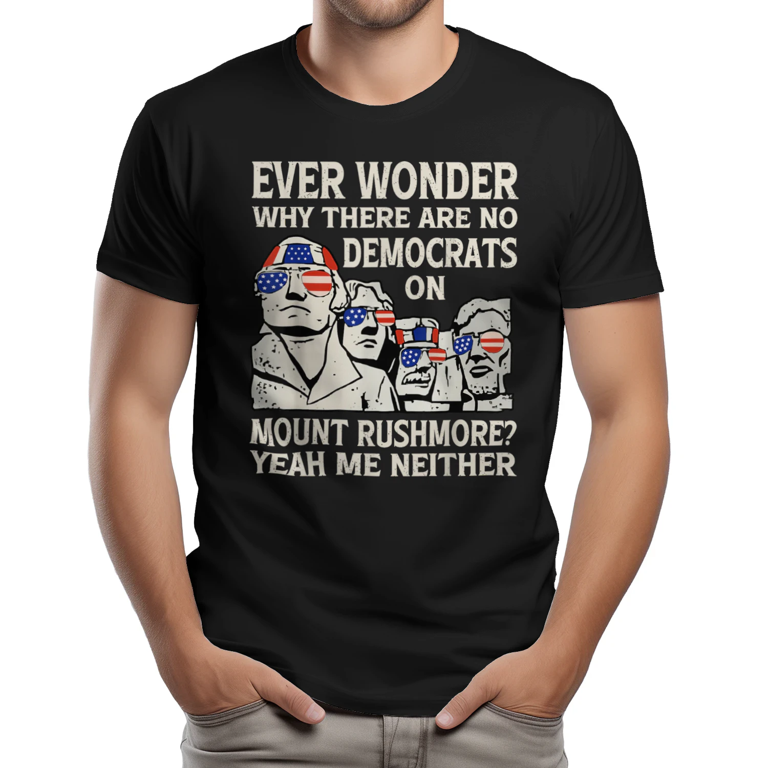 Ever Wonder Why There Are No Democrats On Funny Sarcasm T-Shirt