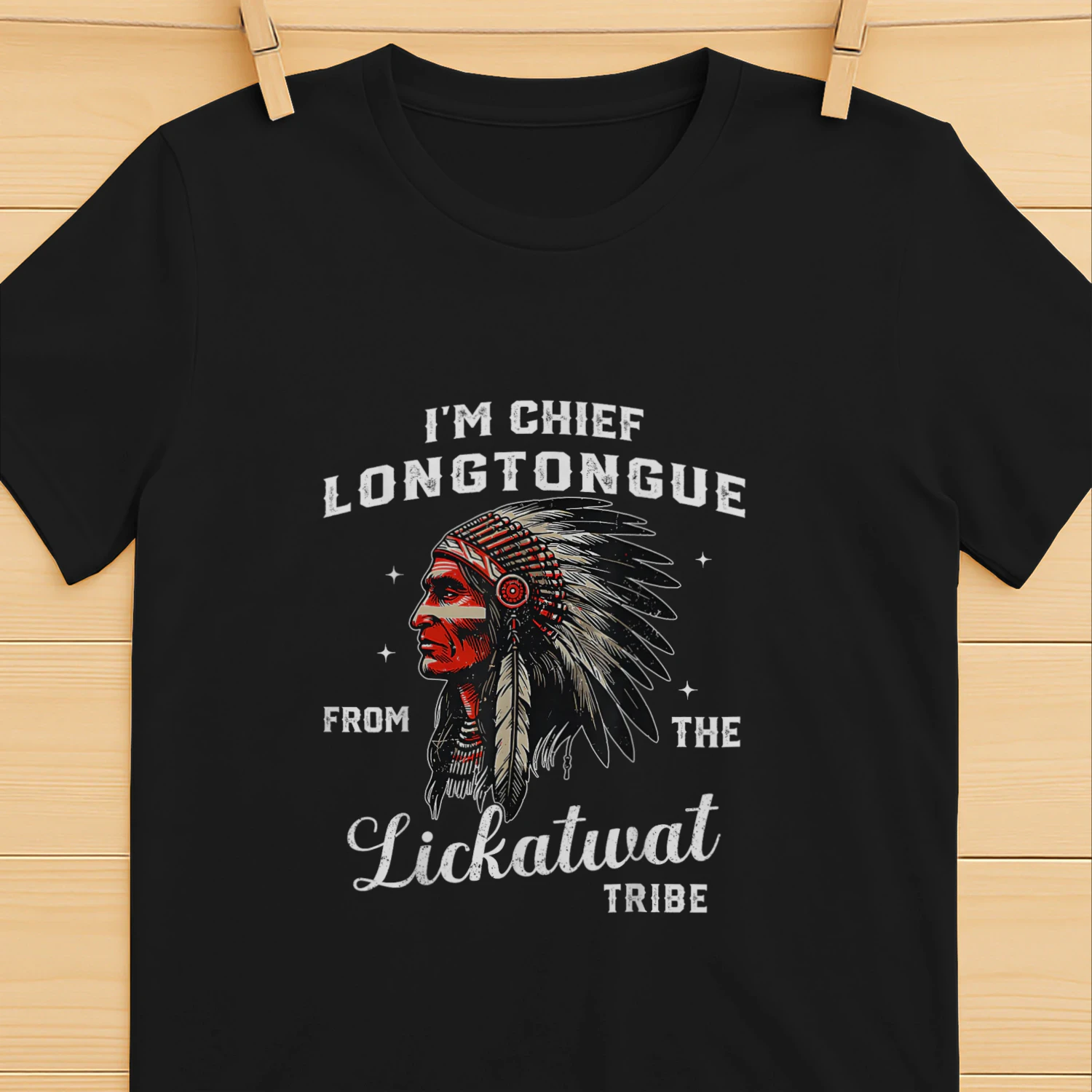 I'm Chief Longtongue from The Tribe Indigenous Native