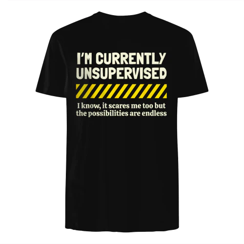 I'm Currently Unsupervised I Know It Novelty Sarcastic Funny T-Shirt