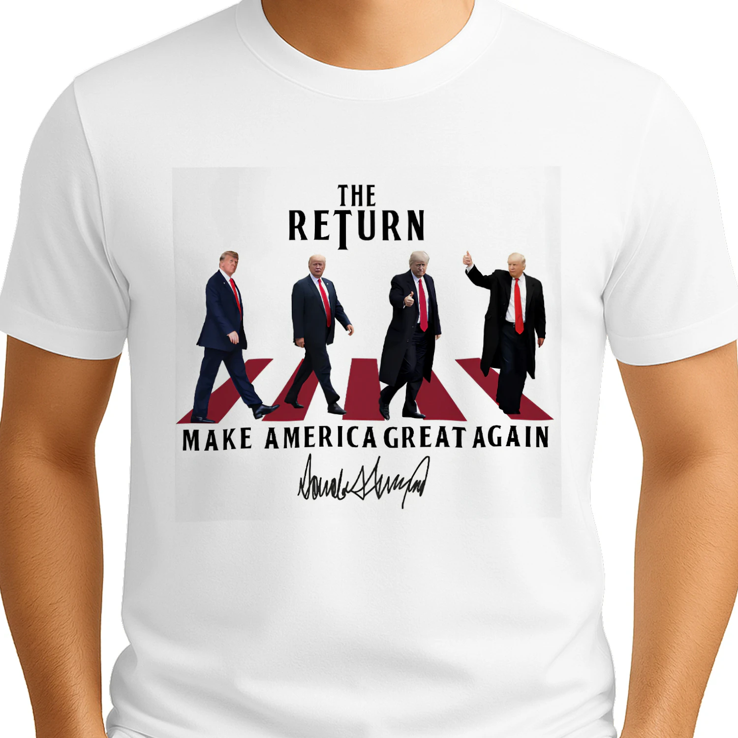 T-shirt Trump The Return - T-shirt Trump for President - T-shirt MAGA - T-shirt Trump 2024 - T-shirt Républicain - T-shirt Supporter Trump