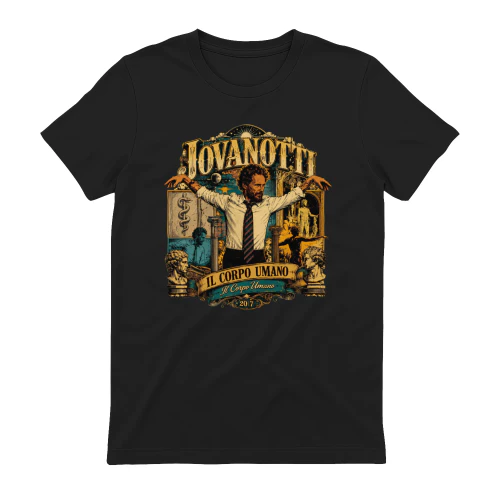 Jovanotti Merch Il Corpo Umano Vintage Art