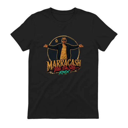 Marracash Merch Vita Da Star RMX Graphic