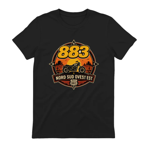 883 Merch Nord Sud Ovest Est Vintage Biker