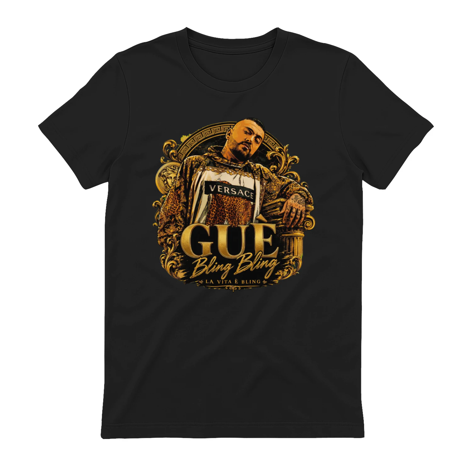 Guè Merch Bling Bling La Vita è Bling Baroque Art