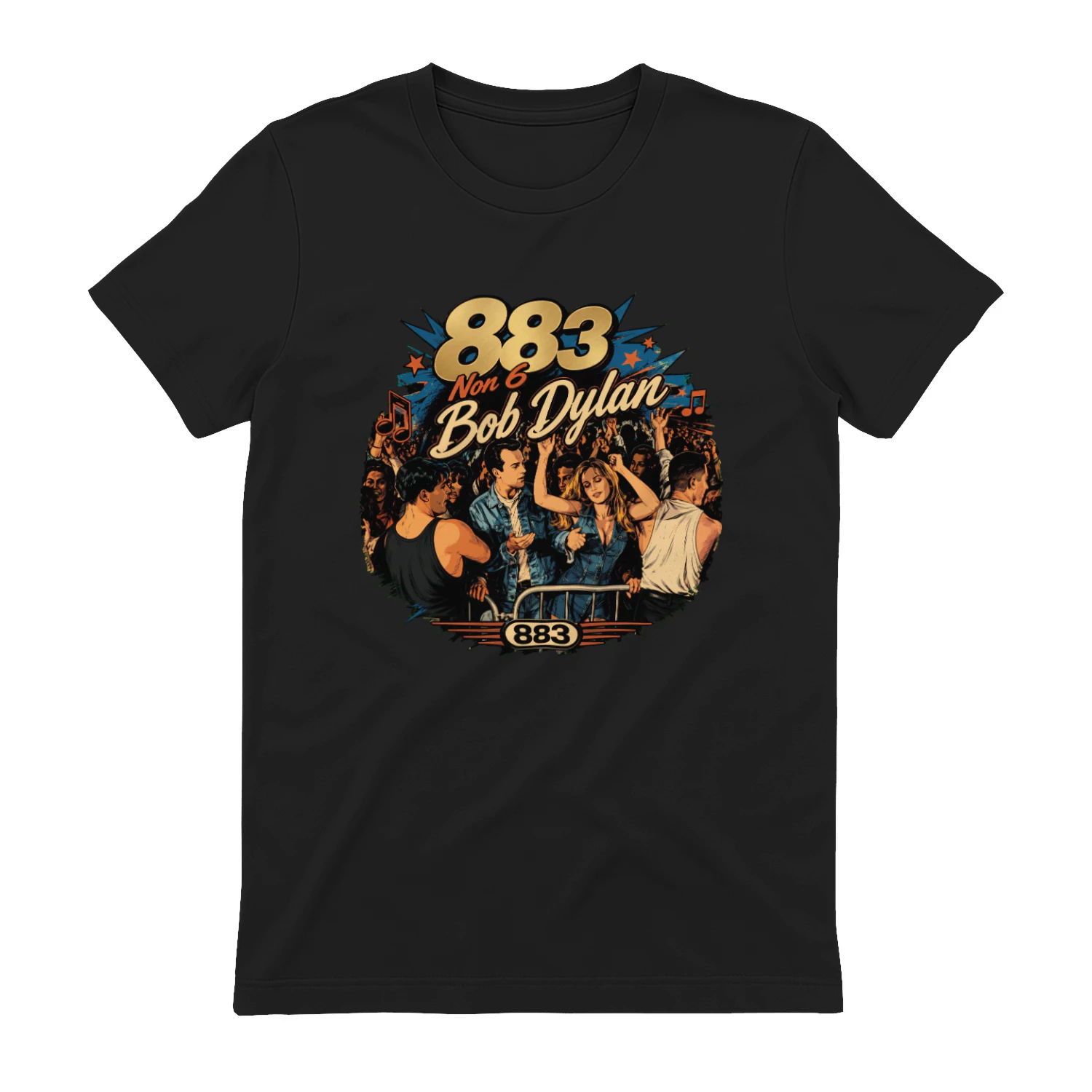 883 Merch Non 6 Bob Dylan Vintage Retro Graphic