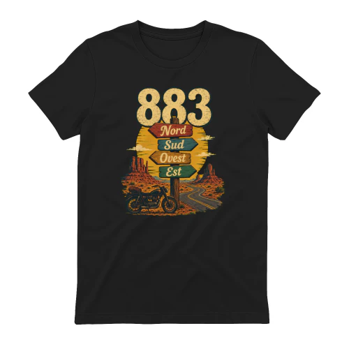 883 Merch Nord Sud Ovest Est Vintage Desert Route