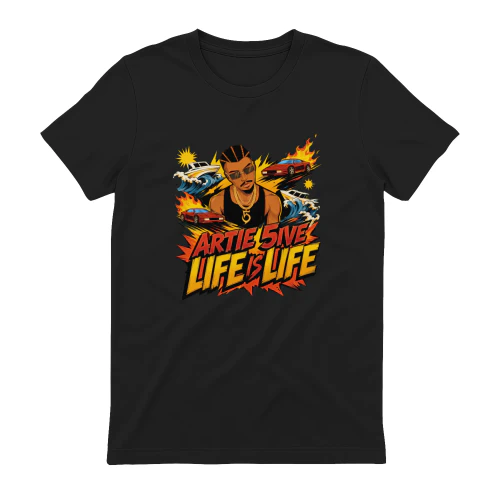 Artie 5ive Merch Life Is Life Comic Style
