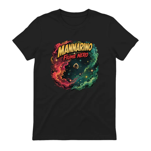 Mannarino Merch Fiume Nero Design Cosmico