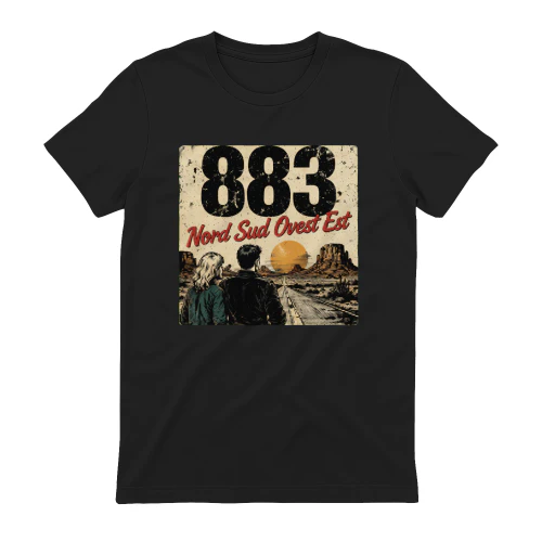 883 Merch Nord Sud Ovest Est Stile Vintage