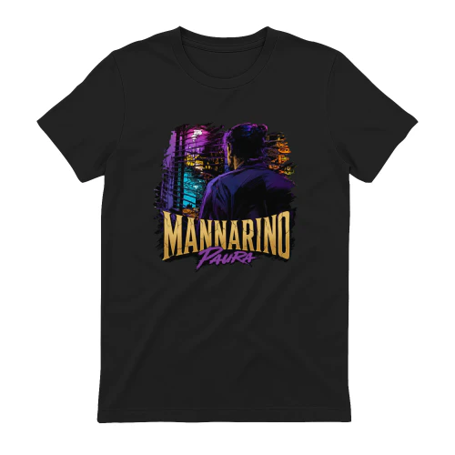 Mannarino Merch Paura Neon Noir Art