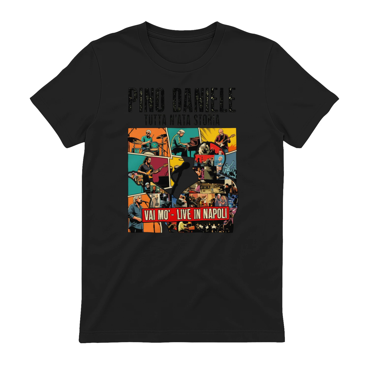Pino Daniele Merch Tutta N'ata Storia Live In Napoli