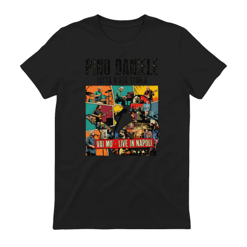 Pino Daniele Merch Tutta N'ata Storia Live In Napoli