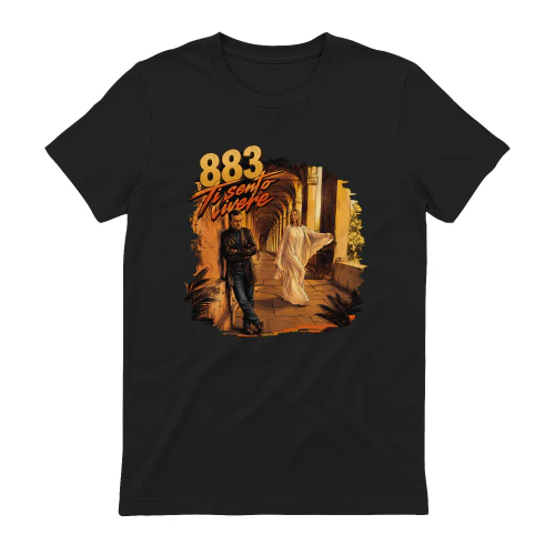 883 Merch Ti Sento Vivere Retro Graphic Illustration