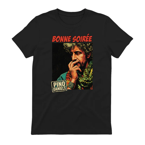 Pino Daniele Merch Bonne Soirée Vintage Portrait