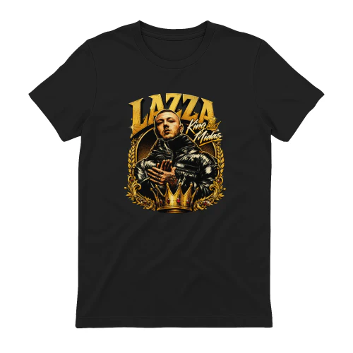 Lazza Merch King Midas Golden Crown