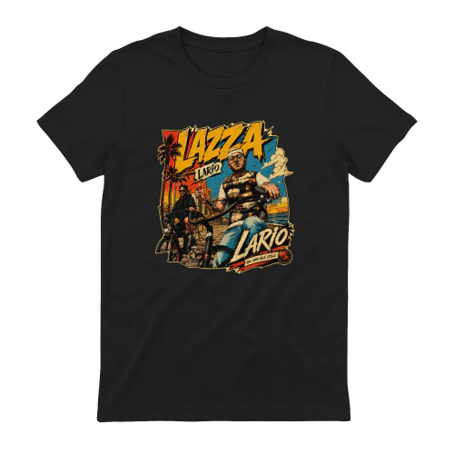Lazza Merch Lario Dal Lago Alle Stelle Vintage Graphic