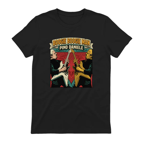 Pino Daniele Merch Boogie Boogie Man Vintage Art