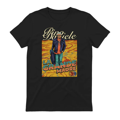 Pino Daniele Merch La Grande Madre Vintage Desert Artwork