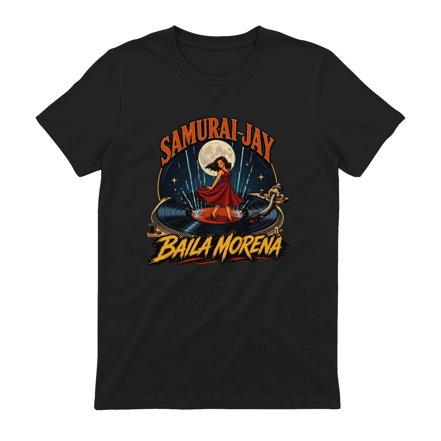 Samurai Jay Merch Baila Morena Retro Vinyl