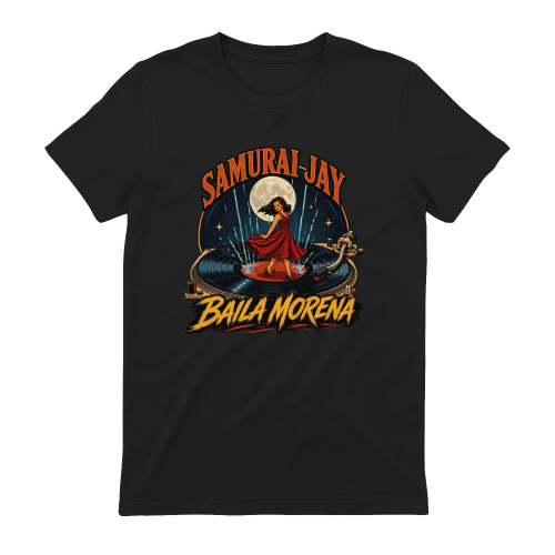 Samurai Jay Merch Baila Morena Retro Vinyl