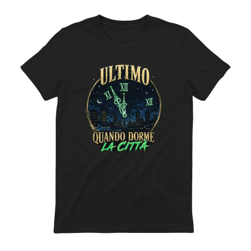 Ultimo Merch Quando Dorme La Città Skyline Notturno