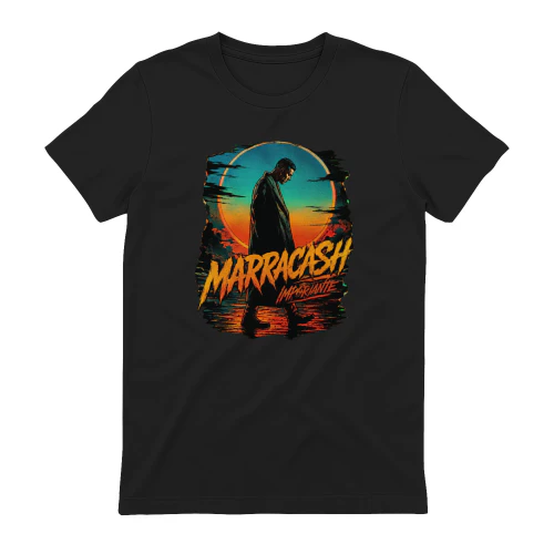 Marracash Merch Importante Vintage Sunset Graphic