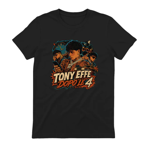 Tony Effe Merch Dopo Le 4 Retro Comic Urban Graphic