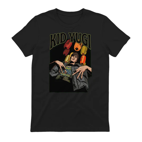 Kid Yugi Merch Illustrazione Rap Con Lanterne