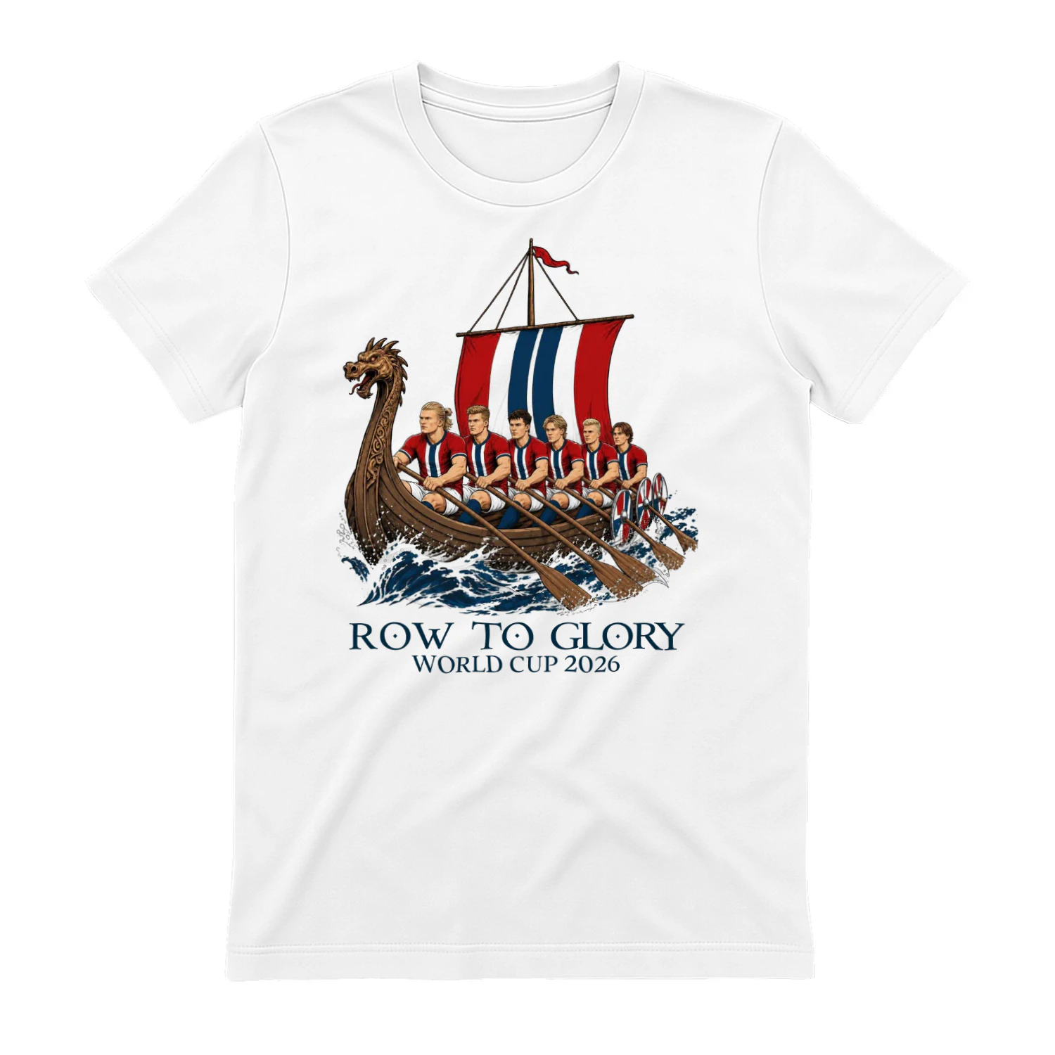 Row To Glory Viking Soccer Norway World Cup 2026 Shirt