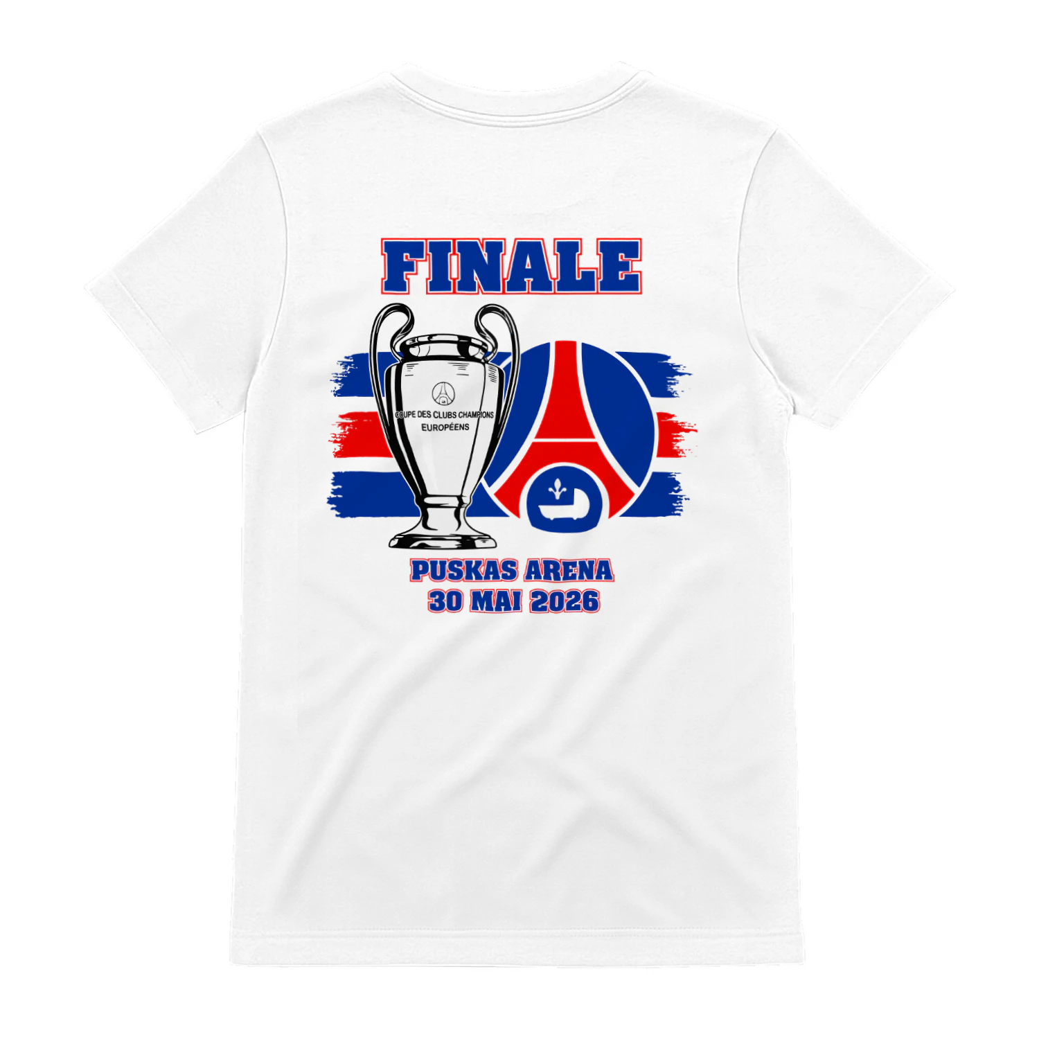 PSG UCL Champions 2025 European Champions Graphic T-Shirt