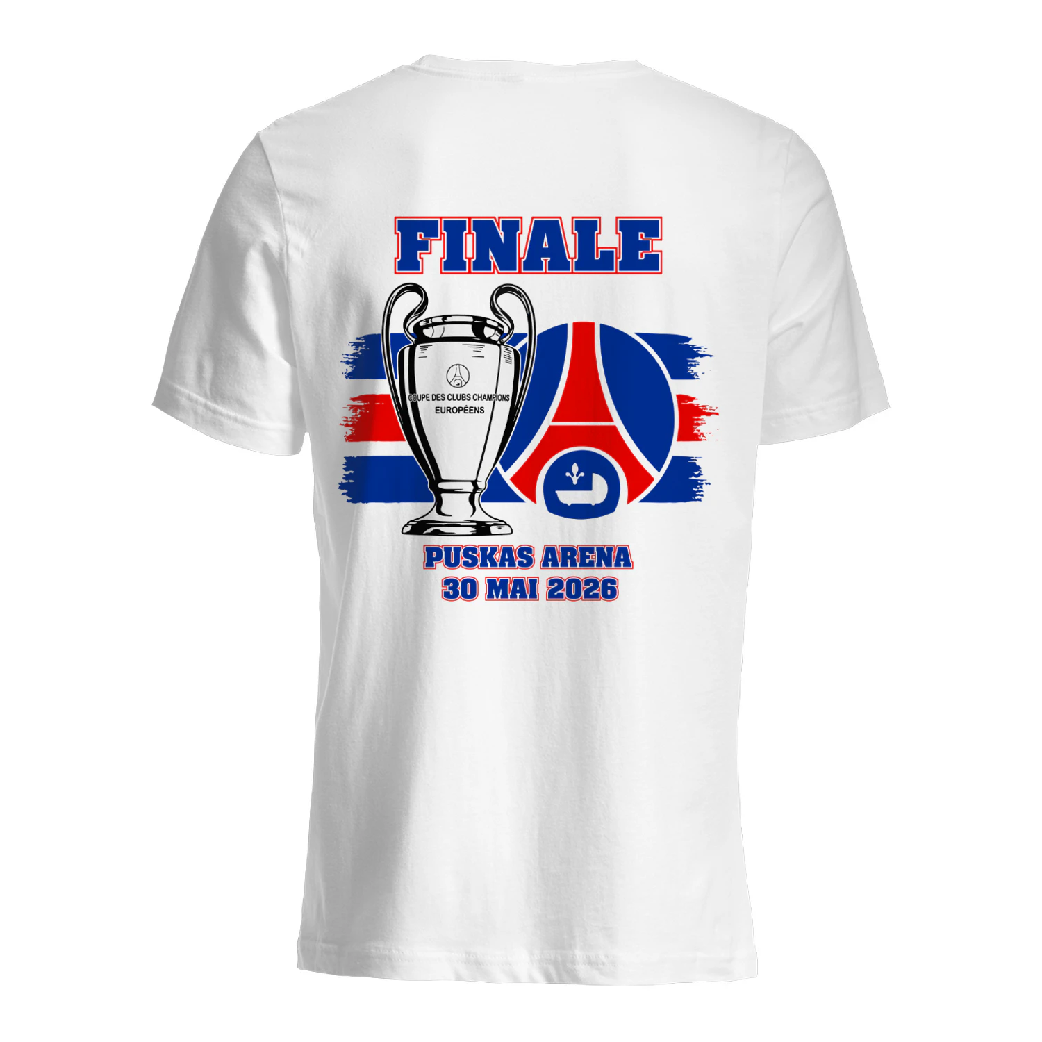 PSG UCL Champions 2025 European Champions Graphic T-Shirt