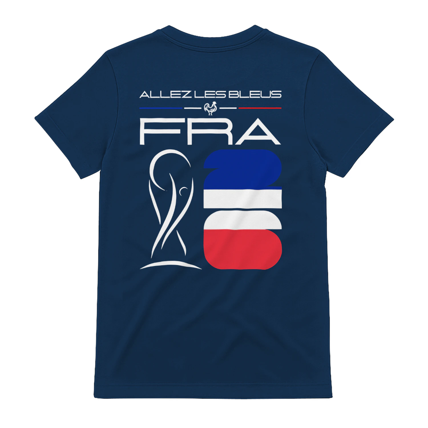 France World Cup 2026 Fan Gift 2 Sided  | Printed on Front/Back |