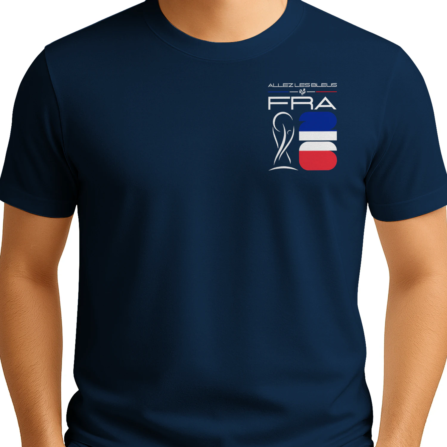 France World Cup 2026 Fan Gift 2 Sided  | Printed on Front/Back |